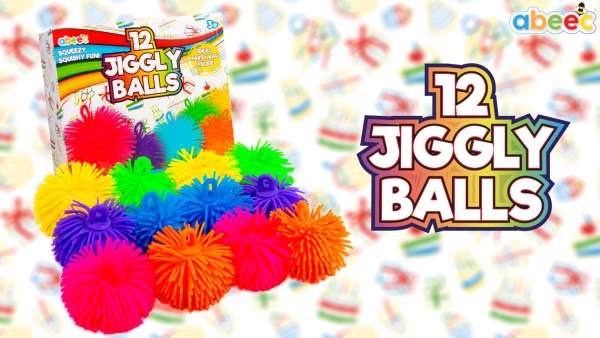 Jiggly Balls – 12 stk. pakke