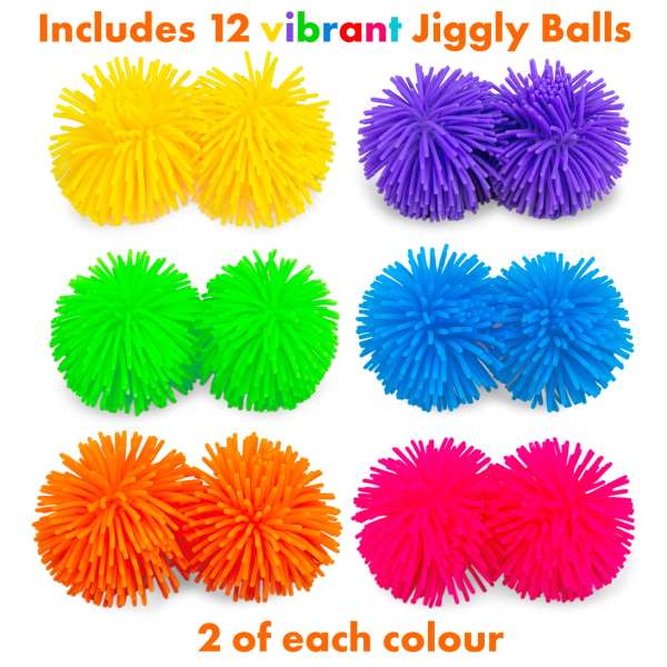 Jiggly Balls – 12 stk. pakke