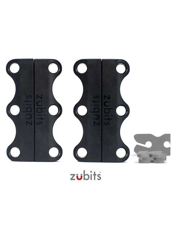 Zubits Magnet Snørebånd nr 2 original sort vicca.dk