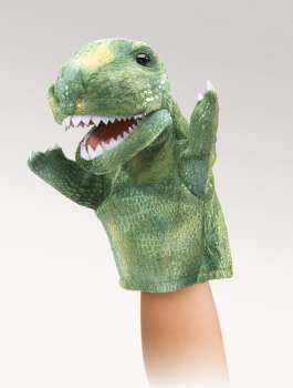 Hånddukke Lille Tyrannosaurus Rex